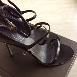 Tom Ford for Gucci Black Leather Heels